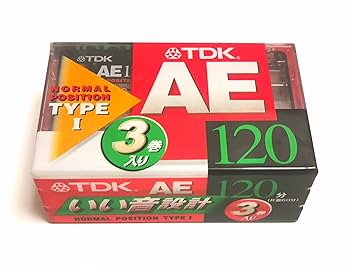 Amazon | TDK オーディオ カセットテープ AE 120分 3本セット AE